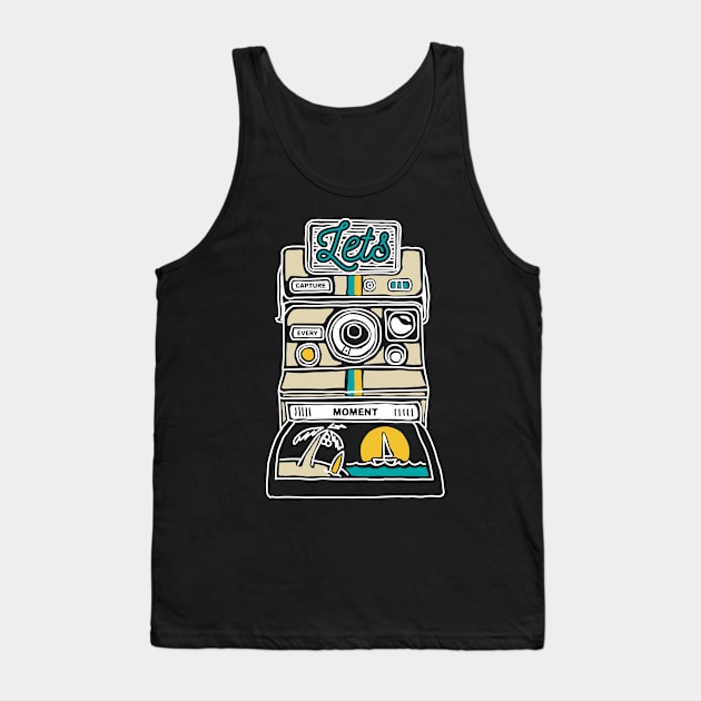 Lets Capture Every Moment (Dark Color) Tank Top by quilimo